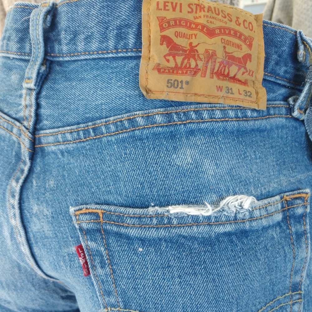 Levi's Women's Blue Jean Shorts